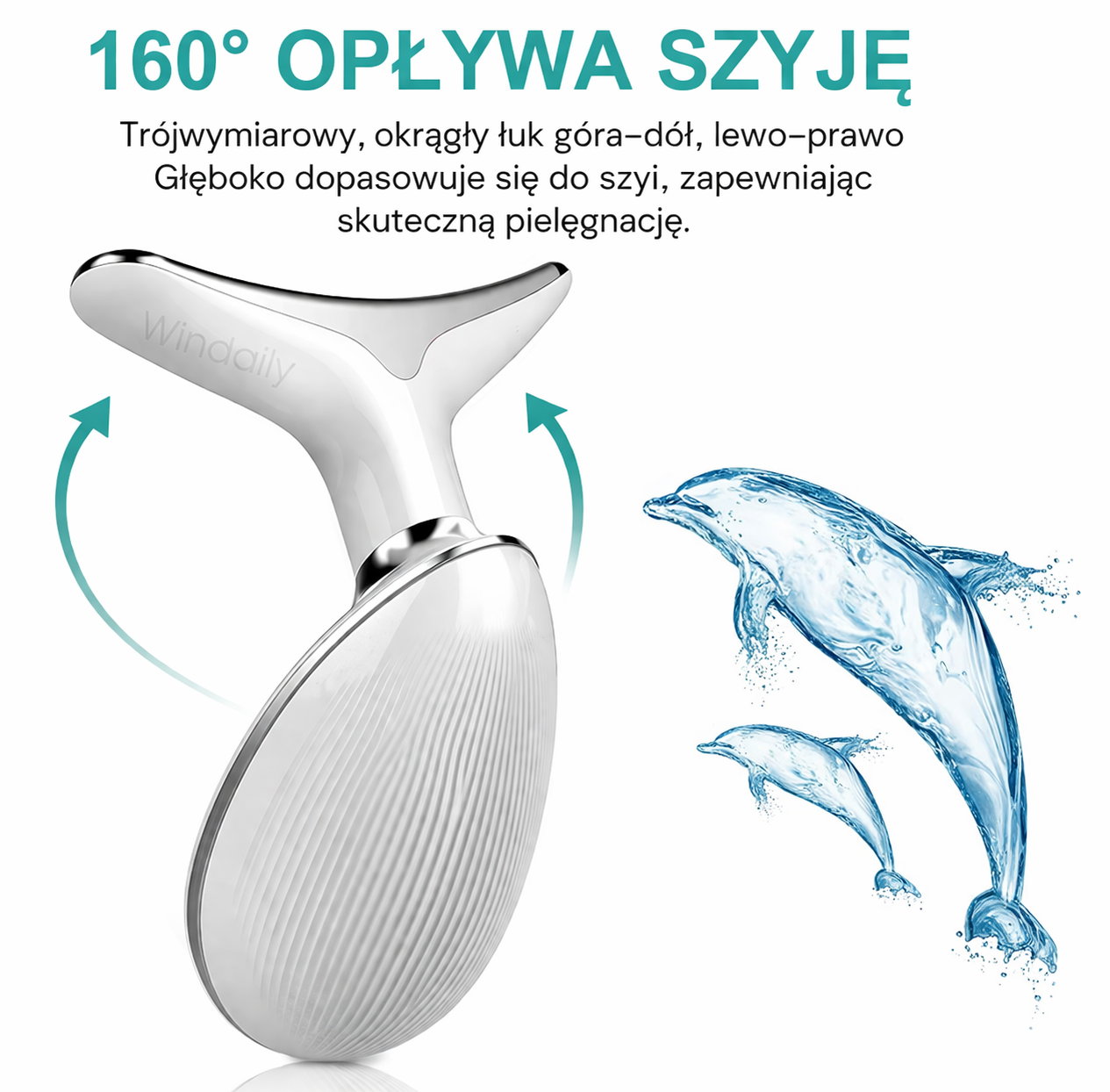 EMS Masażer do Twarzy i Szyi – Lifting, Redukcja Zmarszczek i Podwójnego Podbródka 6w1