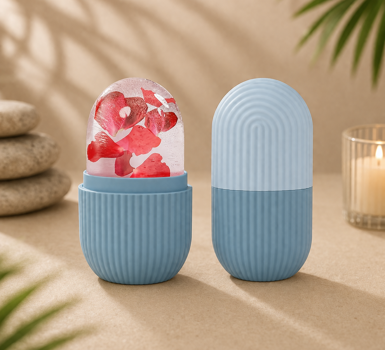 Ice Roller do Twarzy | Redukcja Obrzęków i Zmarszczek | Efekt Liftingu 40+