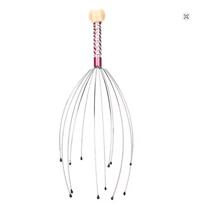 Masażer do Głowy „Octopus” | Relaks i Pobudzenie Krążenia | Antystres