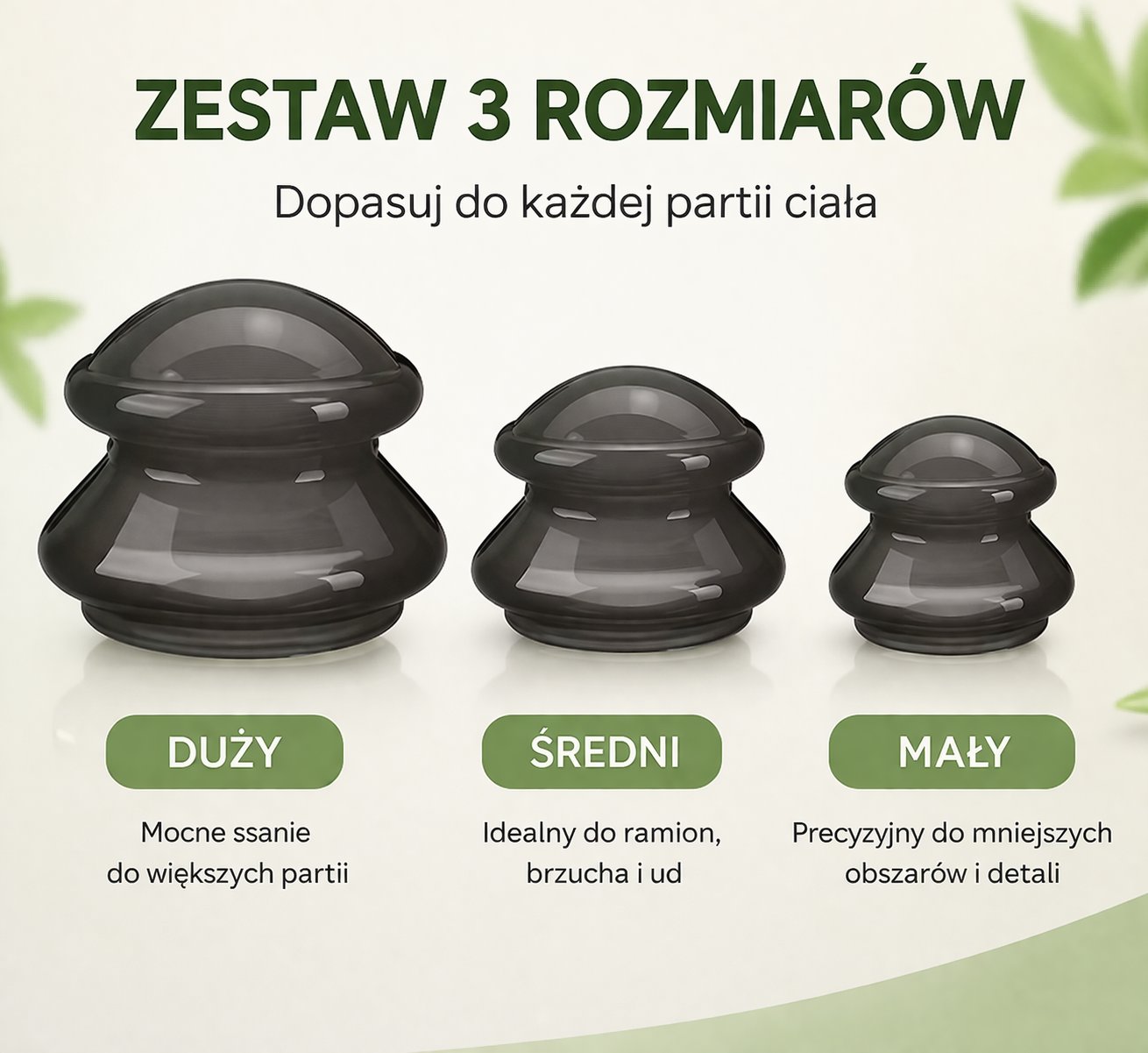 Bańki Silikonowe Antycellulitowe | Redukcja Cellulitu i Napięcia | Domowa Terapia 40+